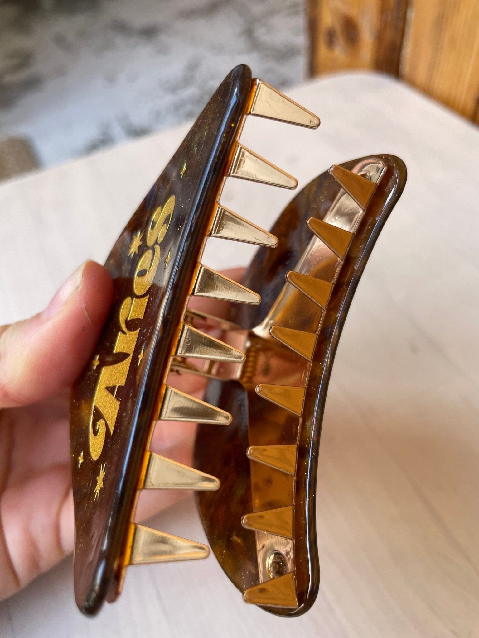 Hamish + Grace Fashion Astro Star Sign Claw Clips