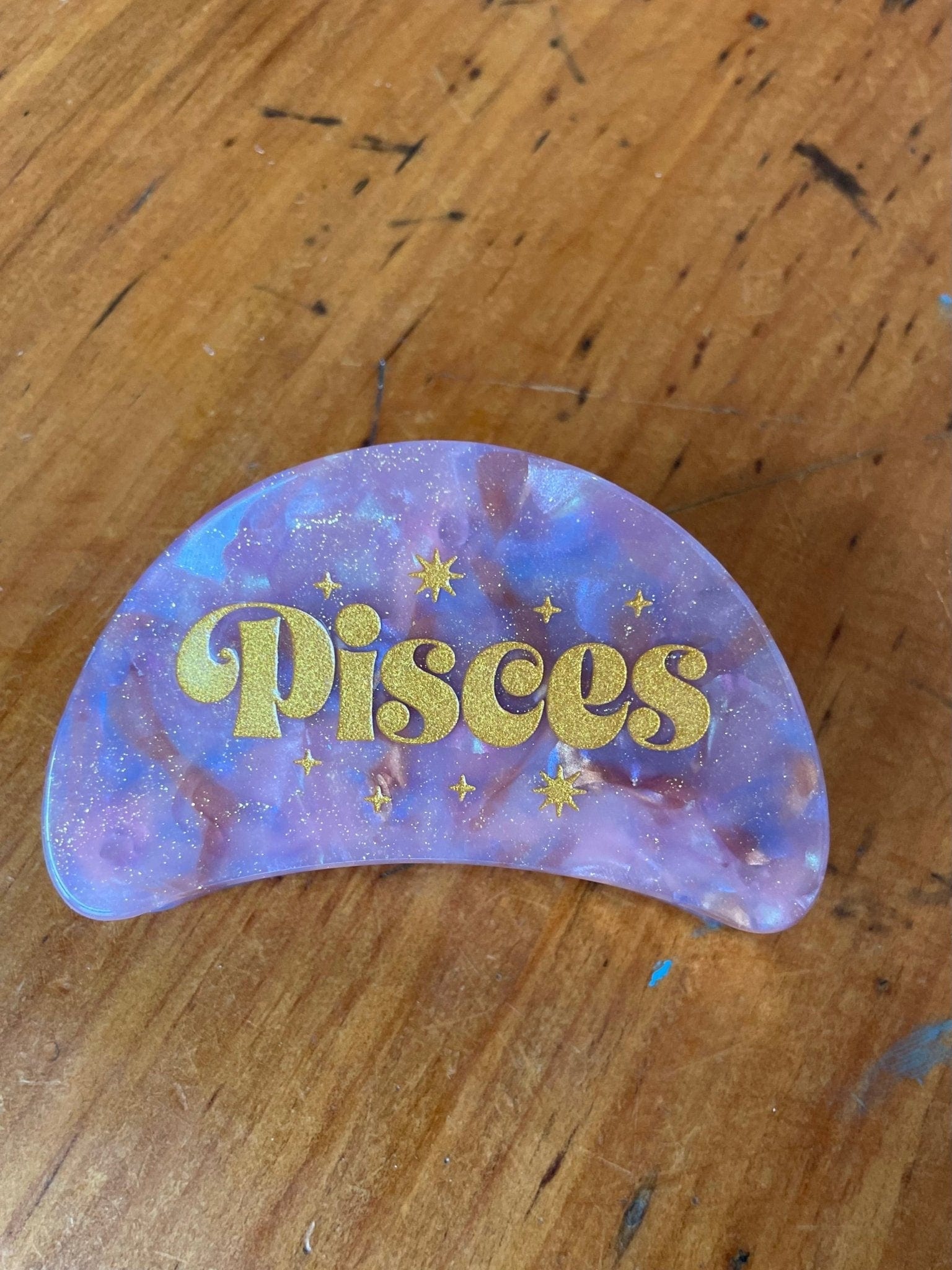 Hamish + Grace Fashion Astro Star Sign Claw Clips