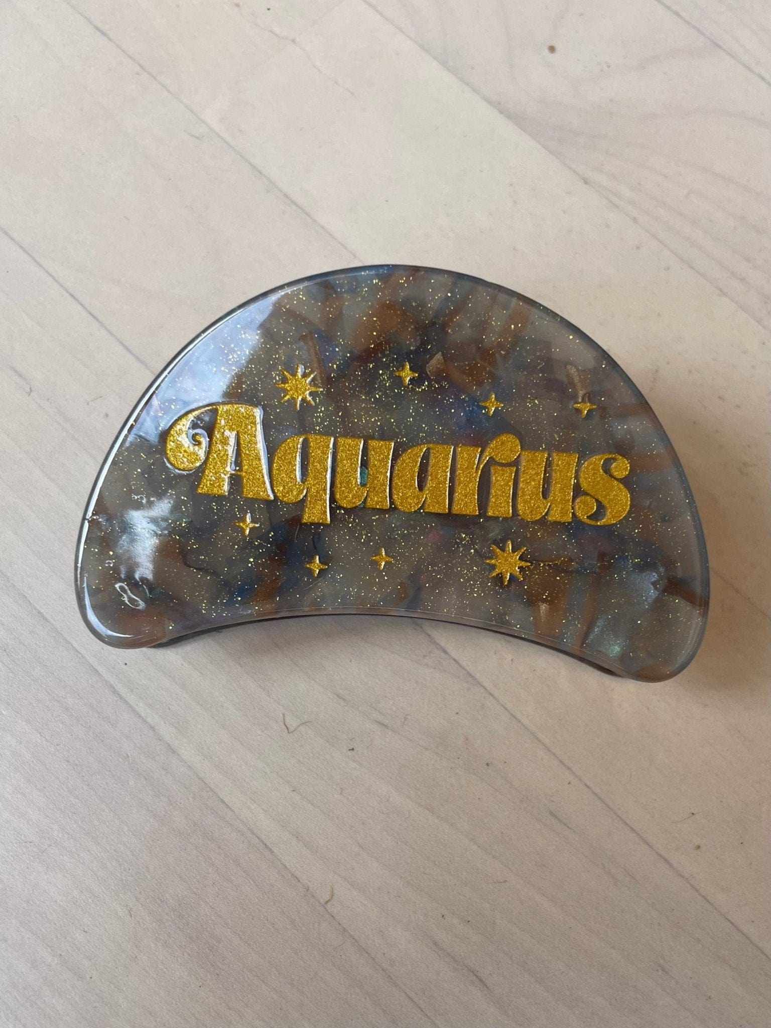 Hamish + Grace Fashion Astro Star Sign Claw Clips