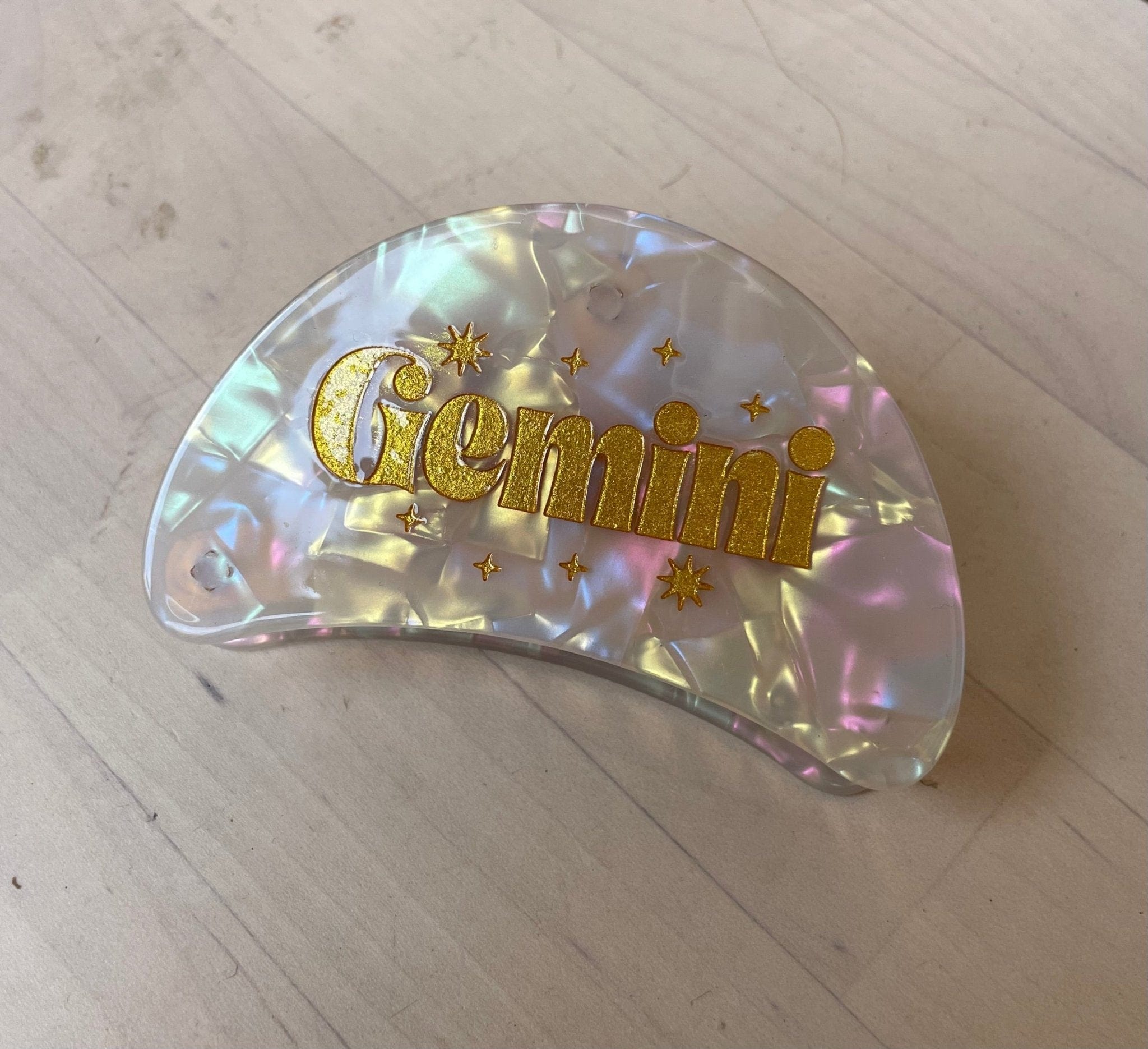 Hamish + Grace Fashion Astro Star Sign Claw Clips