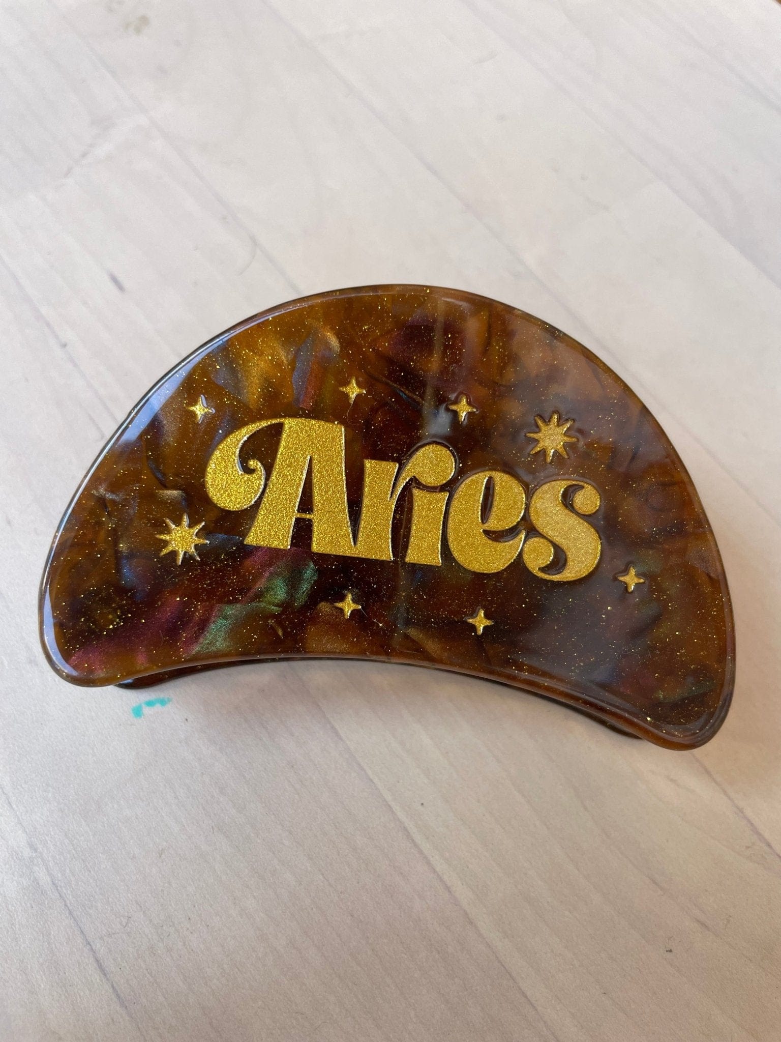 Hamish + Grace Fashion Astro Star Sign Claw Clips