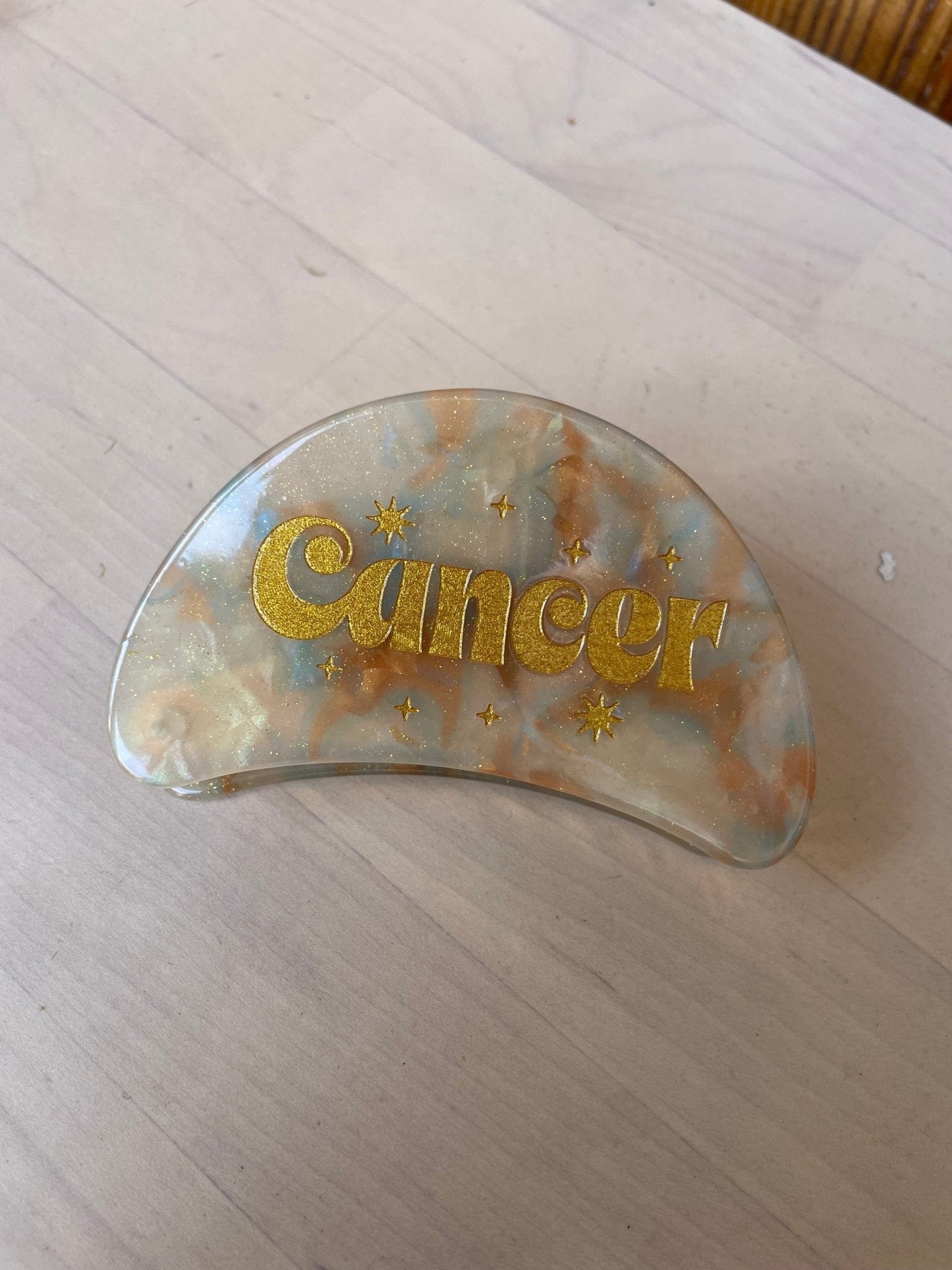 Hamish + Grace Fashion Astro Star Sign Claw Clips