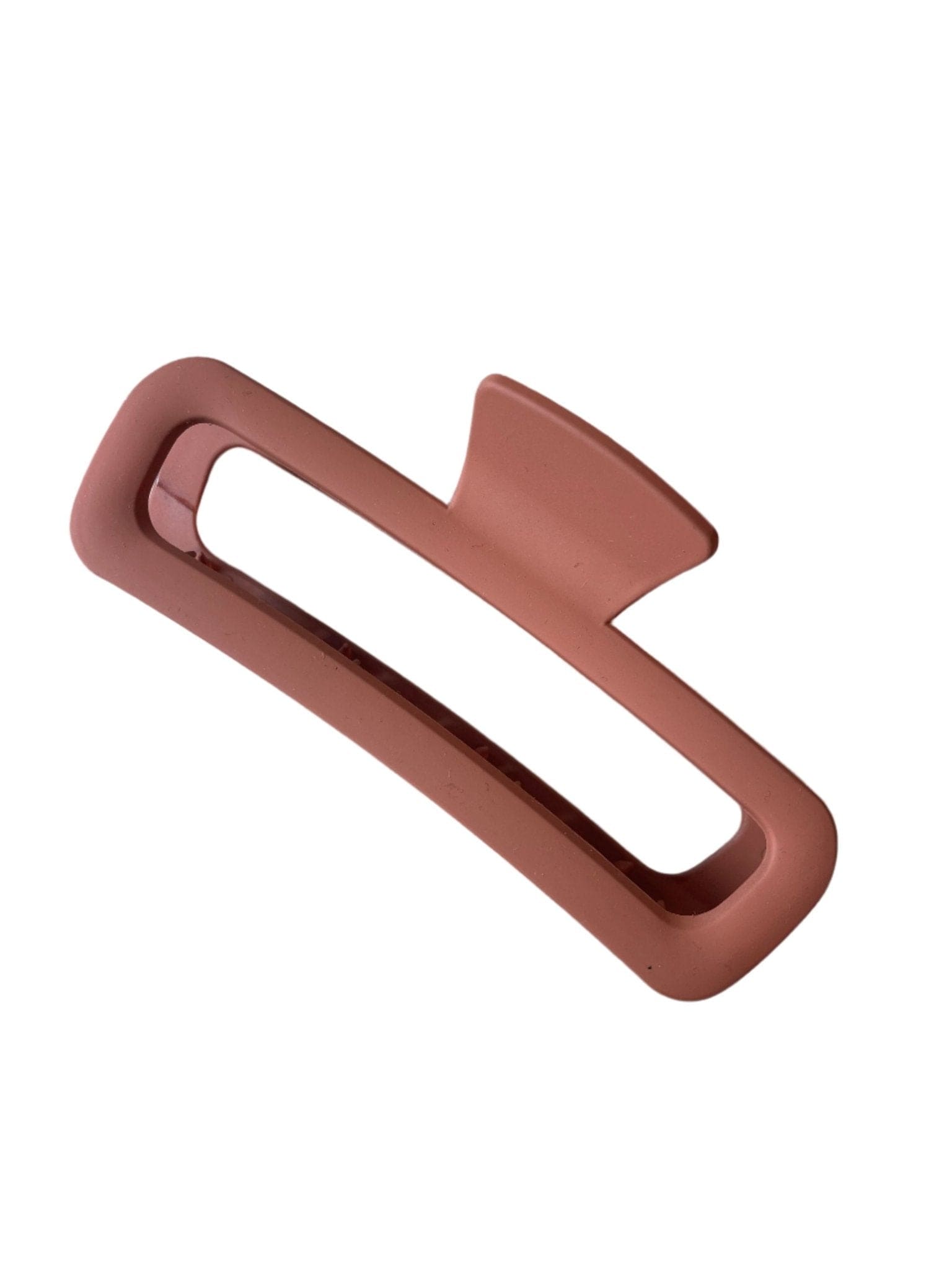 Hamish + Grace Fashion Deep Coral Hair Claw Clip Large