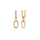 Hamish + Grace Fashion Drop  Chain Link Earring - 14ct Gold