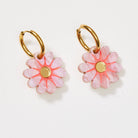 Buy Hattie Earrings - Pink / Gold by Martha Jean - at Hamish & Grace