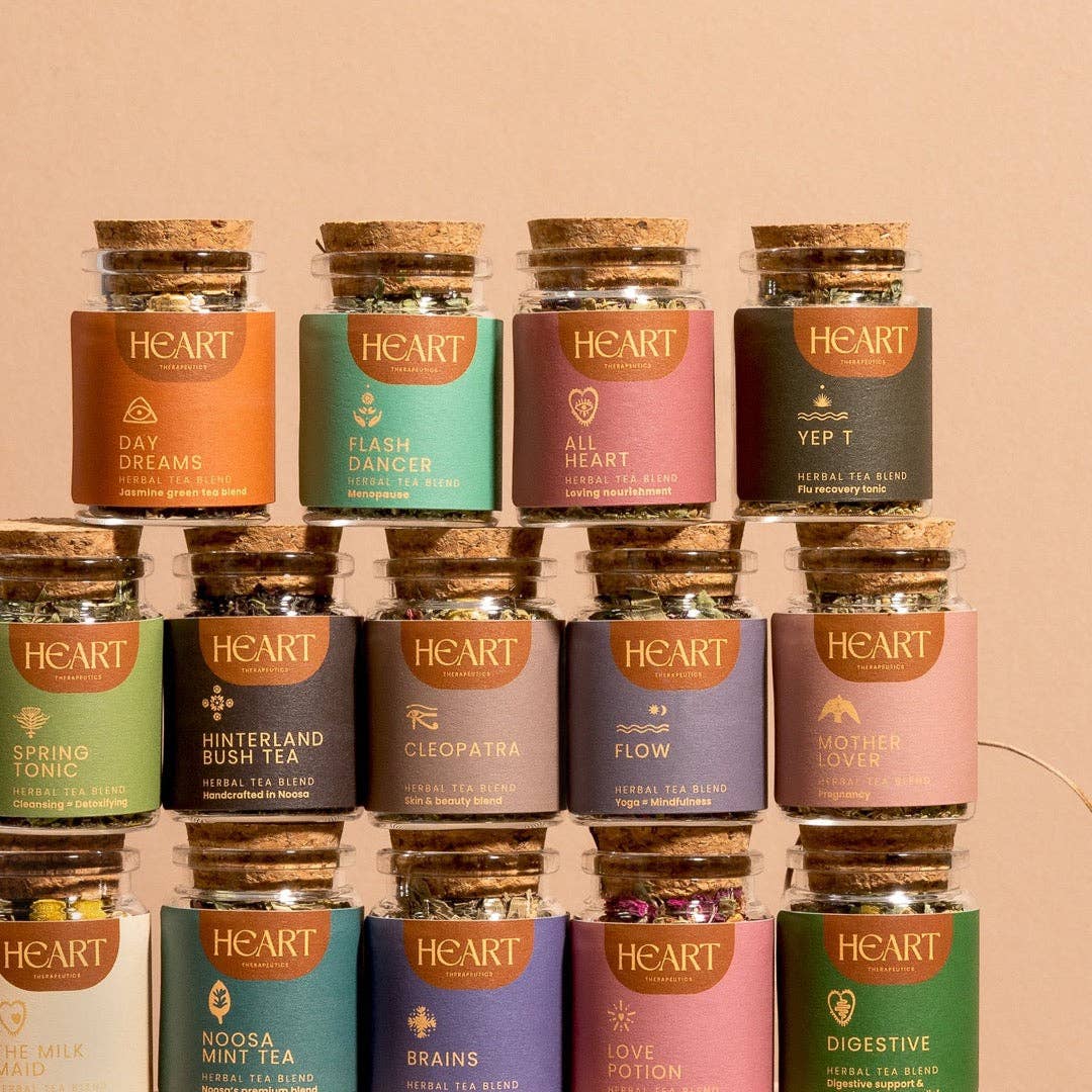 Heart Therapeutics Lifestyle Flash Dancer ~ Menopause Tea Blend: Biodegradable Bag 65g (2.9oZ)