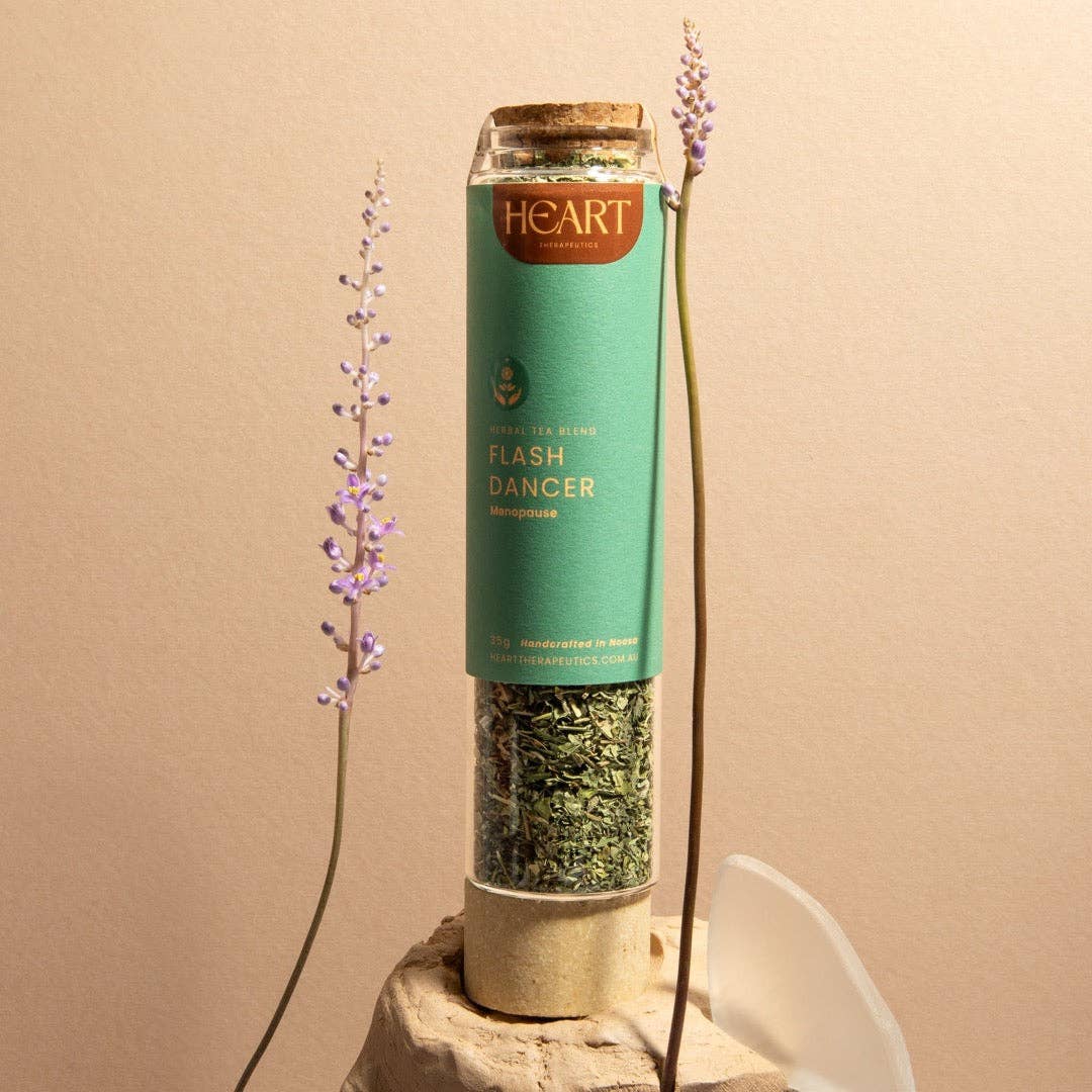 Heart Therapeutics Lifestyle Flash Dancer ~ Menopause Tea Blend: Biodegradable Bag 65g (2.9oZ)