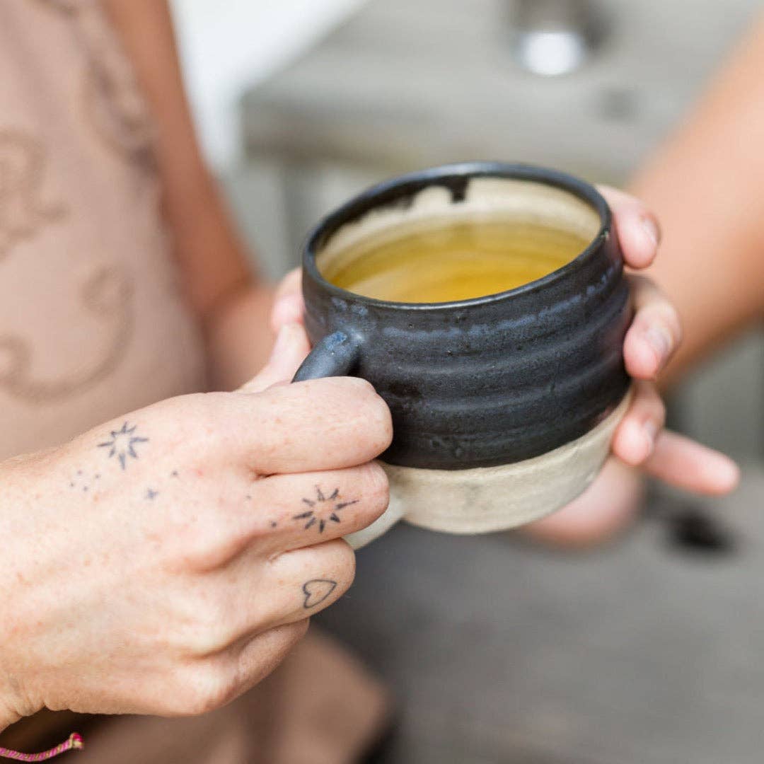 Heart Therapeutics Lifestyle FLOW ~ Yoga and mindfulness herbal tea blend: Small glass jar 25g (0.88oZ)