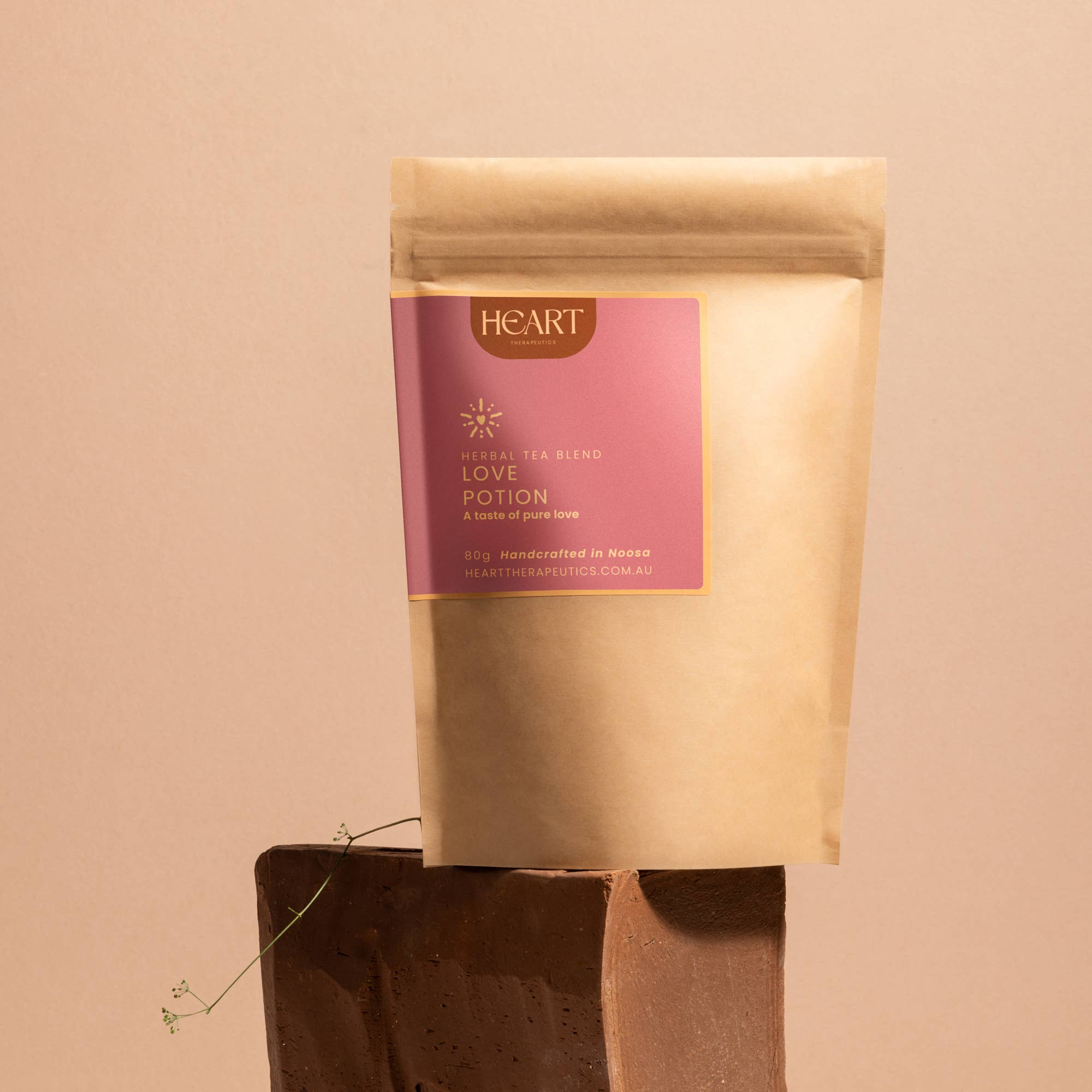 Heart Therapeutics Lifestyle LOVE POTION ~ Vitality Tea: Biodegradable bag 80g (2.8oz)