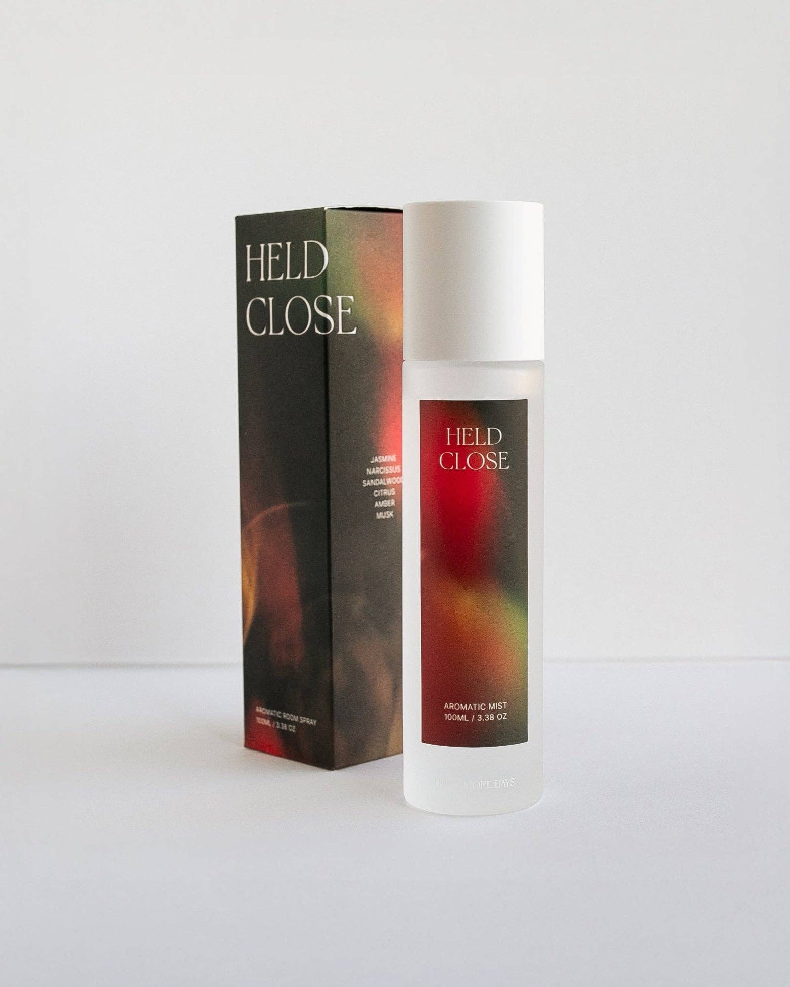 Buy HELD CLOSE: Citrus / Jasmine / Narcissus / Amber / Musk Ceramic ROOM SPRAY by Three More Days Collection - at Hamish + Grace