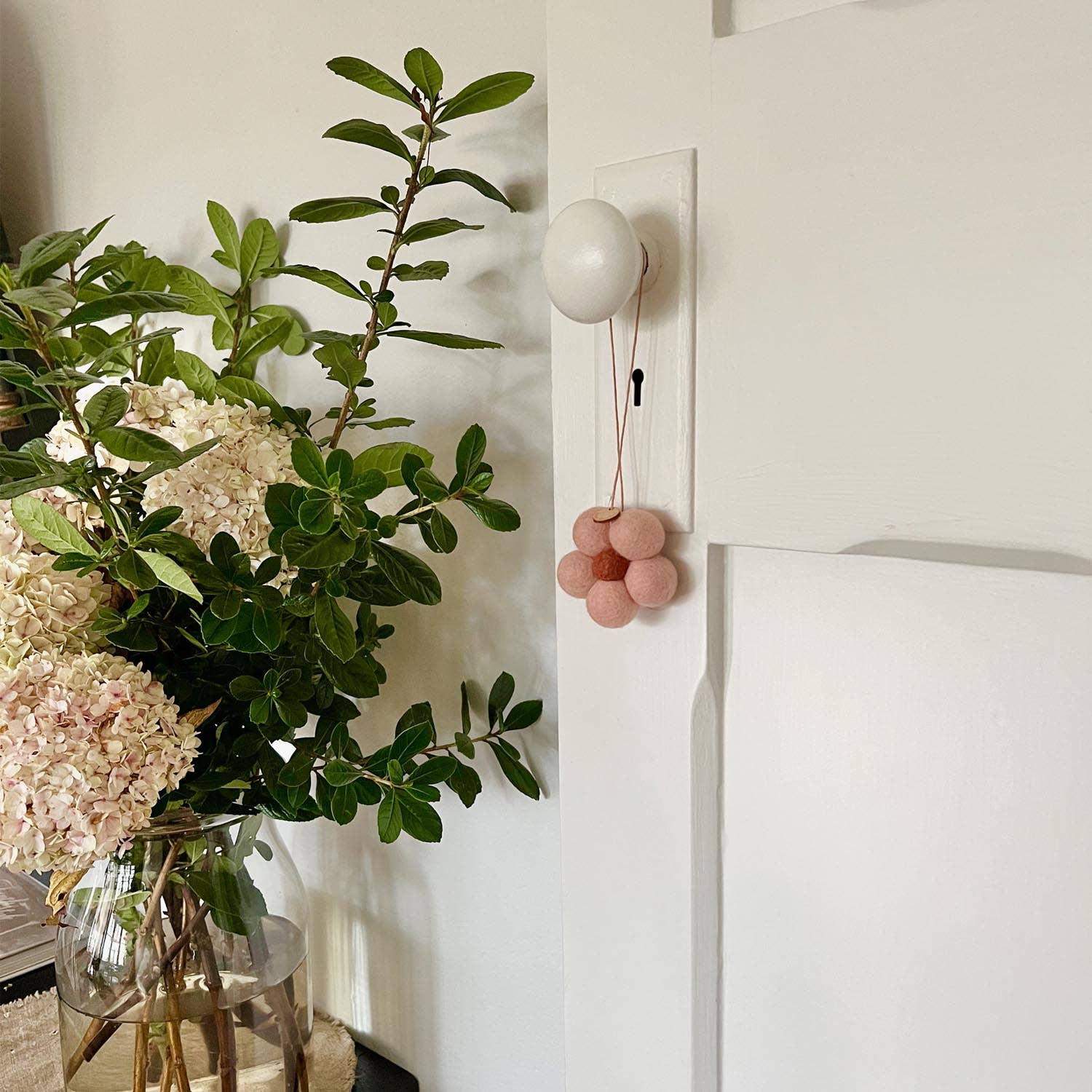 Home Dweller Homewares Felt Flower Fresheners - Blue Cypress & Jasmine