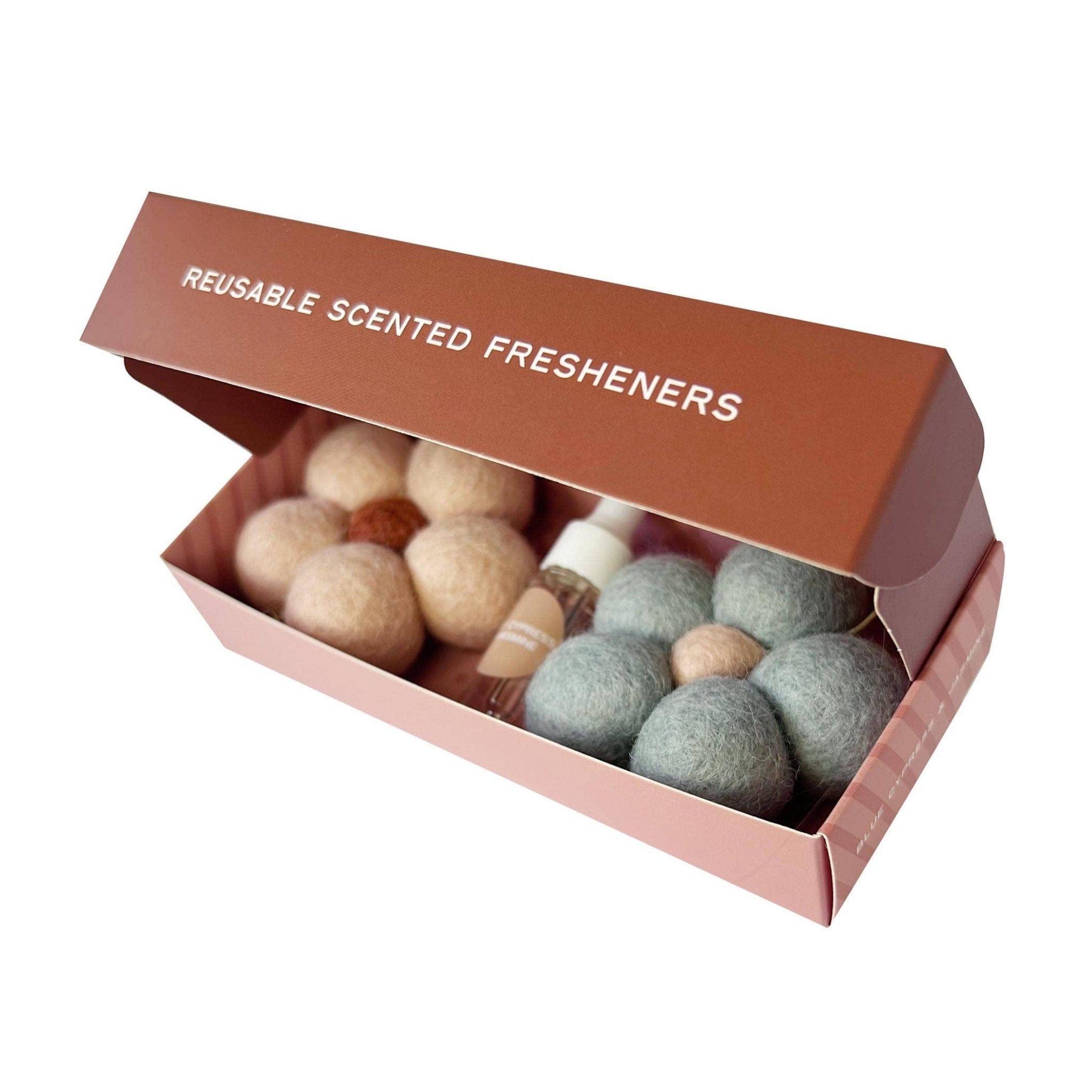Home Dweller Homewares Felt Flower Fresheners - Blue Cypress & Jasmine