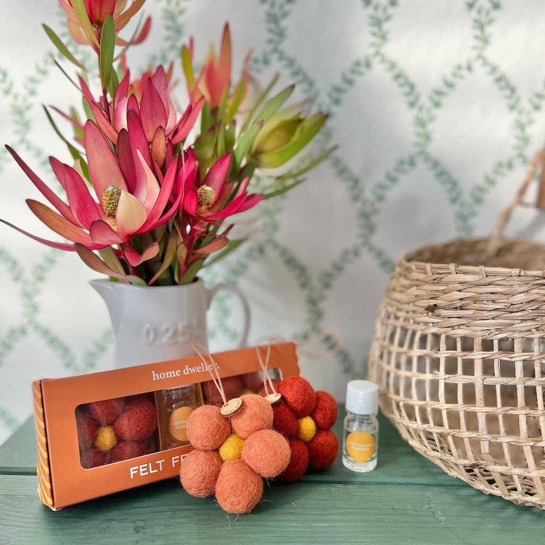 Home Dweller Homewares Felt Flower Fresheners - Flower Garden