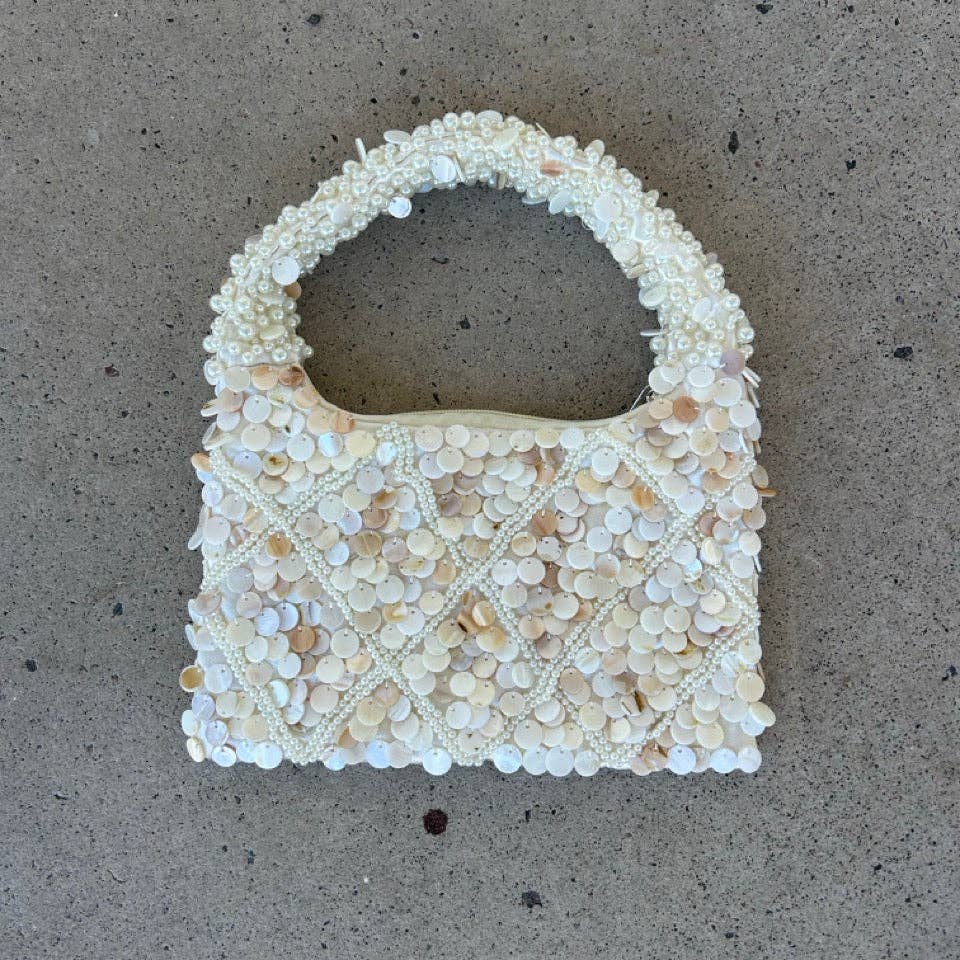 Buy Isla Shell and Pearl Bag by Aelia - at Hamish + Grace