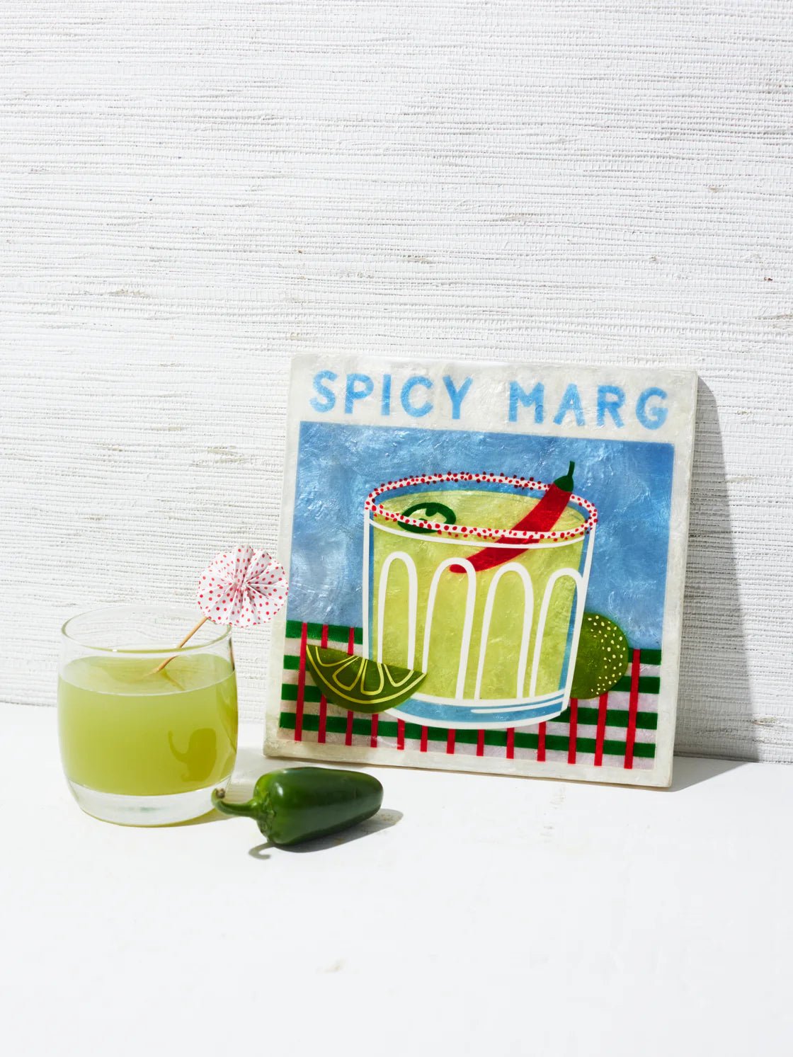 Buy Jones and C0 - Happy Hour Spicy Marg Tile by Jones & Co - at Hamish + Grace
