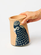 Buy Jones and Co - AERIAL BLACK COCKATOO VASE by Jones & Co - at Hamish + Grace