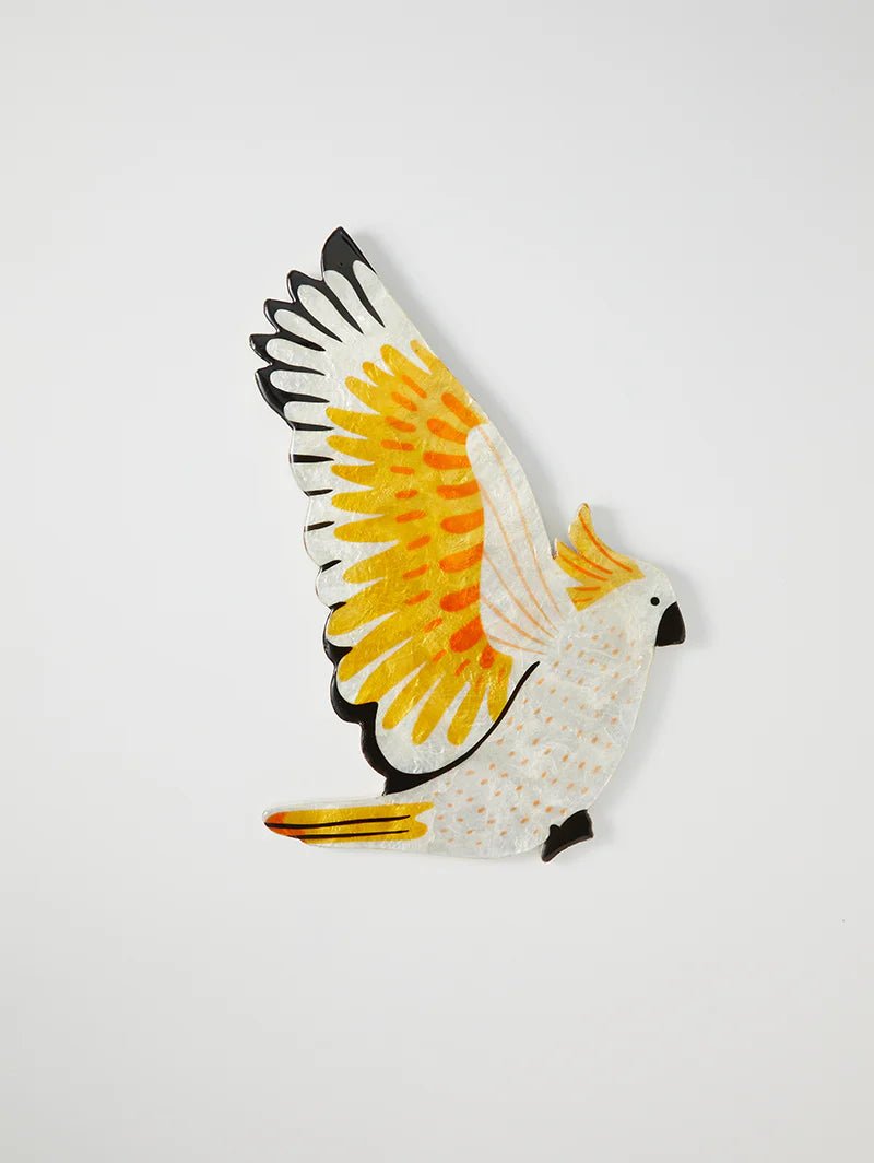 Buy Jones and Co - Aerial Cockatoo Wall Art by Jones & Co - at Hamish & Grace