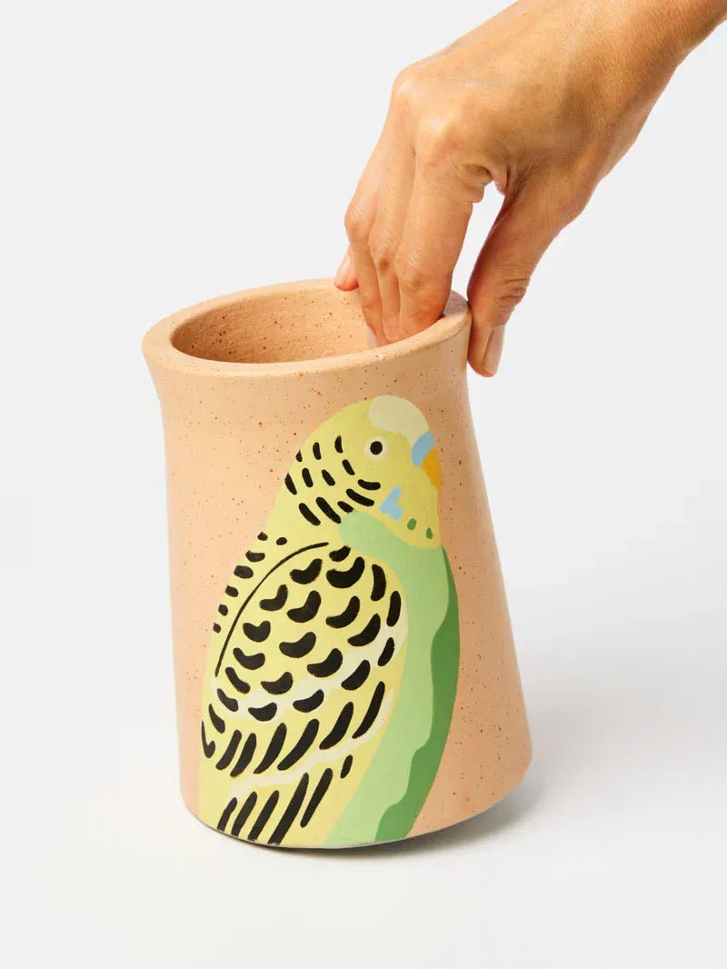 Buy Jones and Co - AERIAL GREEN BUDGIE VASE by Jones & Co - at Hamish + Grace