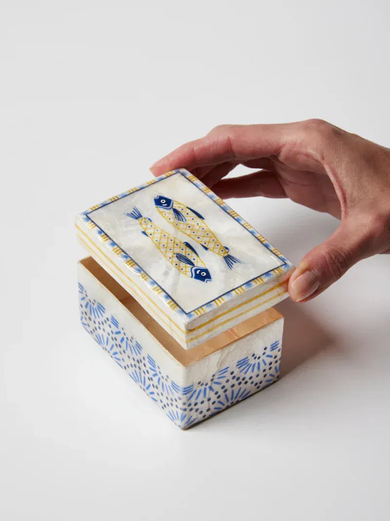 Buy Jones and Co - ATLANTIC FISH PAIR BOX by Jones & Co - at Hamish + Grace