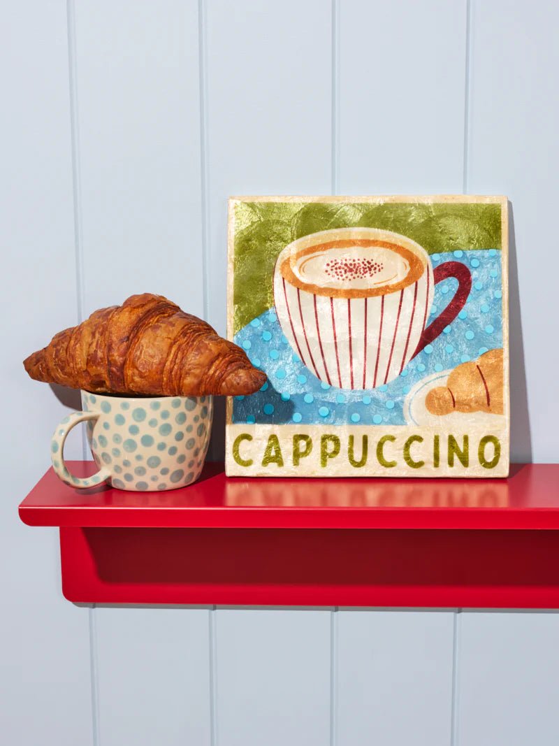Buy Jones and Co - BARISTA WALL ART CAPPUCCINO by Jones & Co - at Hamish + Grace