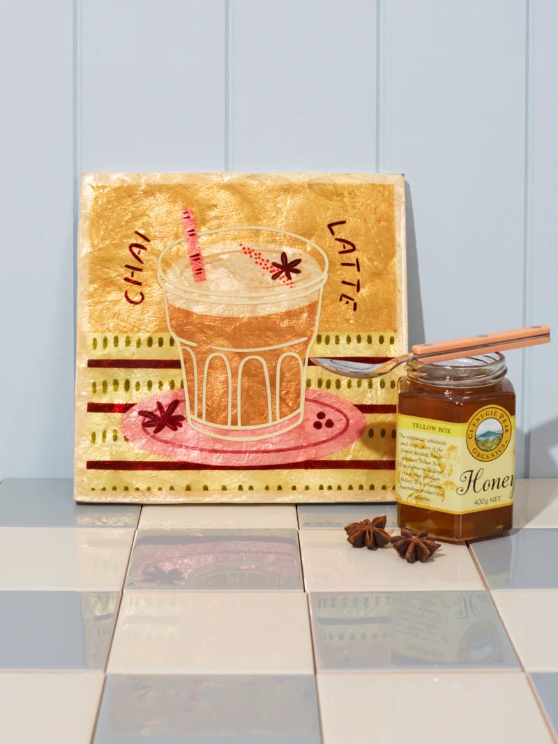 Buy Jones and Co - BARISTA WALL ART CHAI LATTE by Jones & Co - at Hamish + Grace