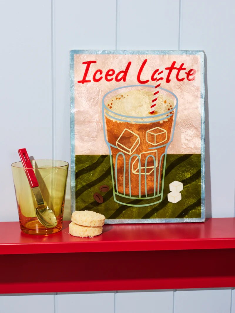 Buy Jones and Co - BARISTA WALL ART ICED LATTE by Jones & Co - at Hamish + Grace