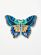 Buy Jones and Co - CANOPY BUTTERFLY BLUE GREEN WALL ART by Jones & Co - at Hamish + Grace