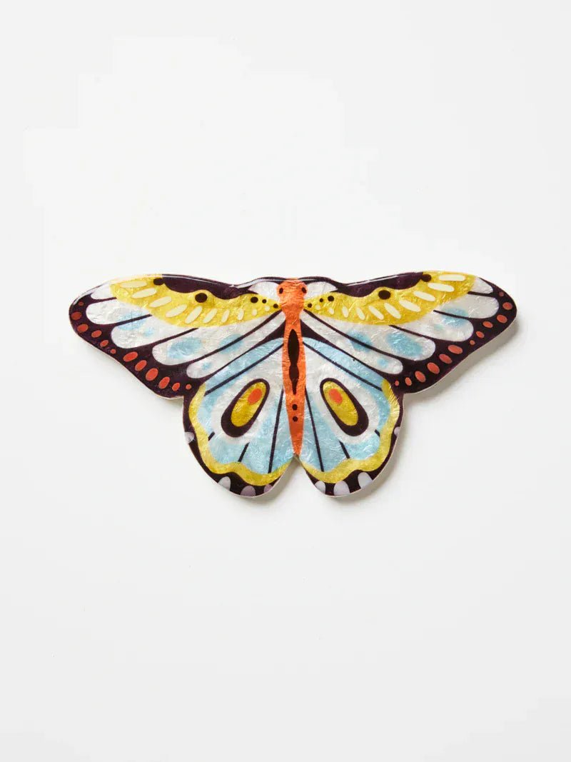 Buy Jones and Co - CANOPY BUTTERFLY YELLOW WALL ART by Jones & Co - at Hamish + Grace