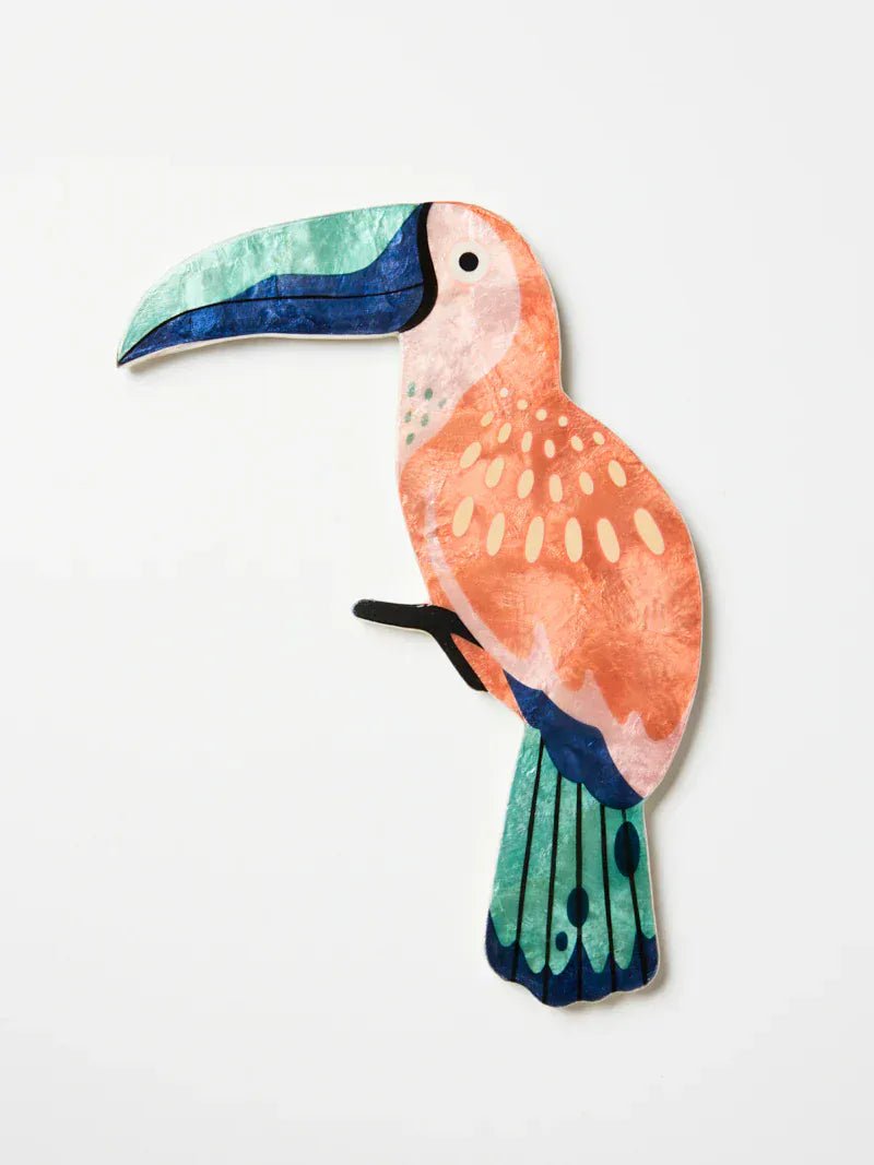 Buy Jones and Co - CANOPY TOUCAN PEACH WALL ART by Jones & Co - at Hamish + Grace