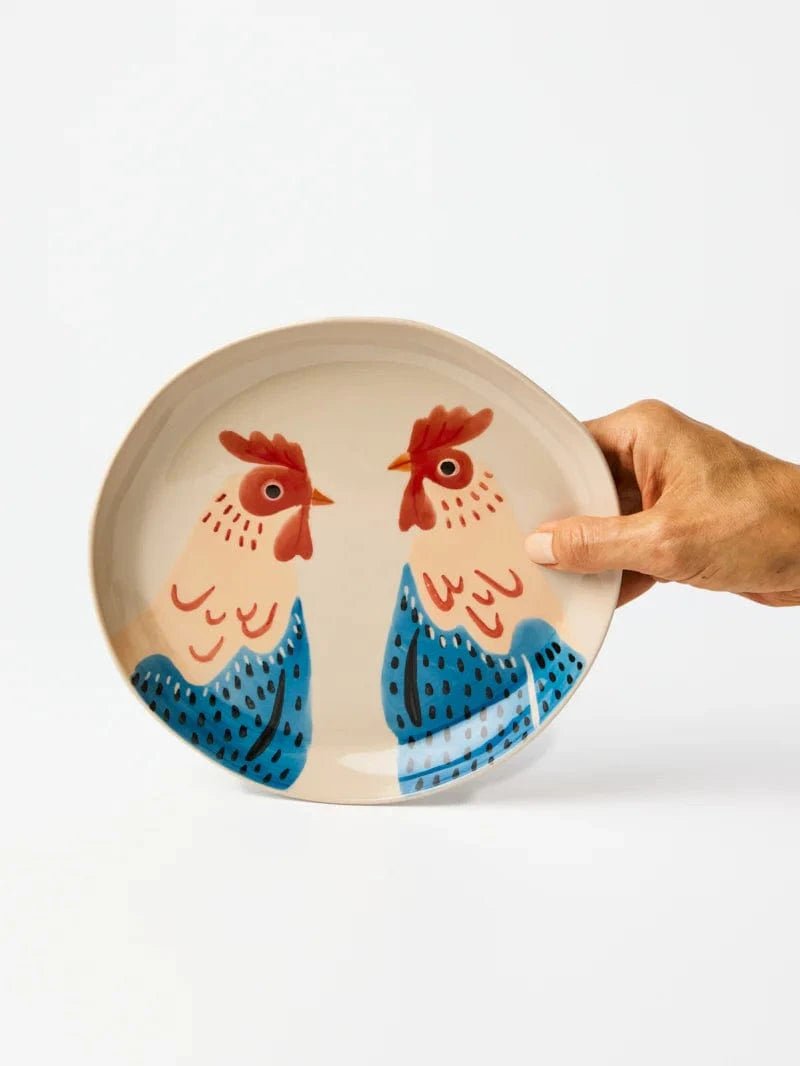 Buy Jones and Co - COOP BARN BLUE PLATE by Jones & Co - at Hamish + Grace