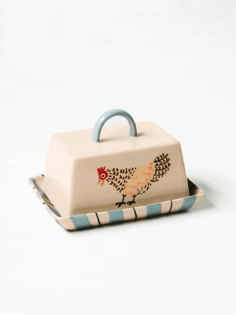 Buy Jones and Co - COOP BUTTER DISH by Jones & Co - at Hamish + Grace