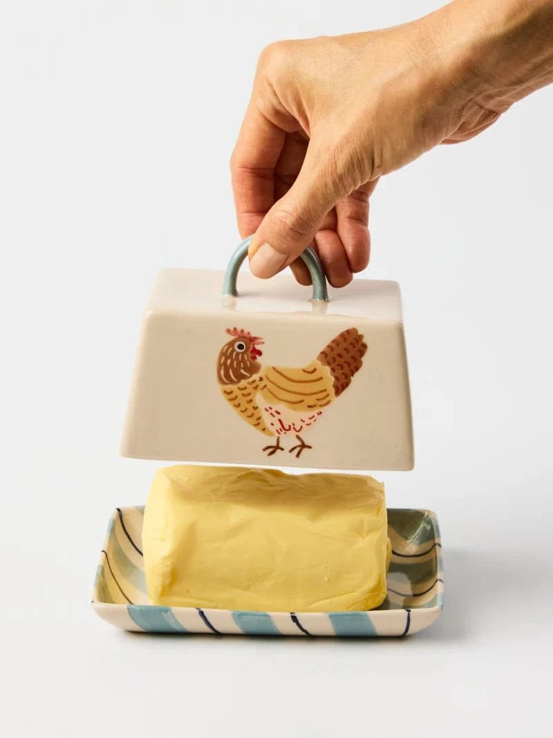 Buy Jones and Co - COOP BUTTER DISH by Jones & Co - at Hamish + Grace