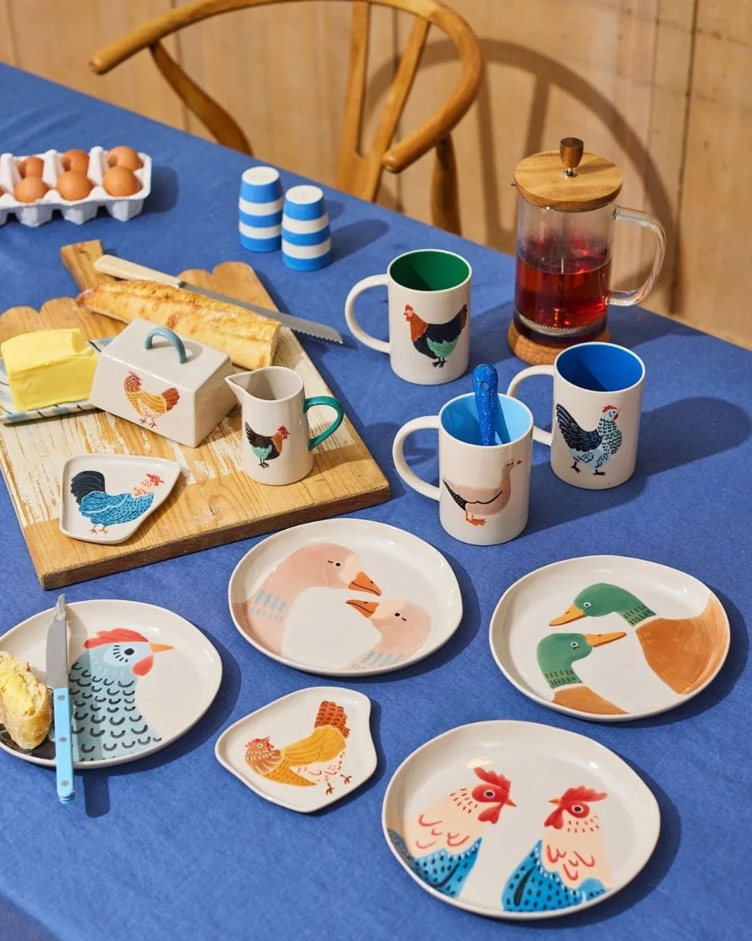 Buy Jones and Co - COOP CORNFLOWER PLATE by Jones & Co - at Hamish + Grace
