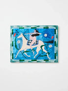 Buy Jones and Co - FABLE HORSEBACK BLUE RECTANGLE by Jones & Co - at Hamish + Grace