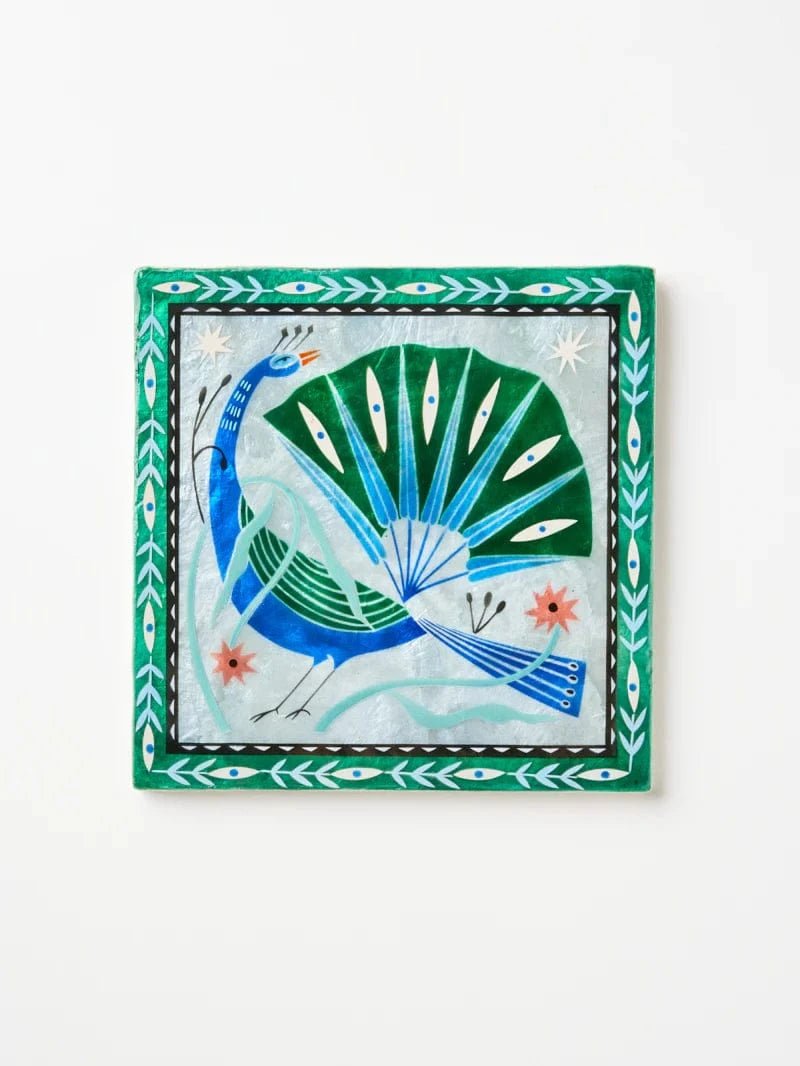 Buy Jones and Co - FABLE PEACOCK BLUE SQUARE by Jones & Co - at Hamish + Grace
