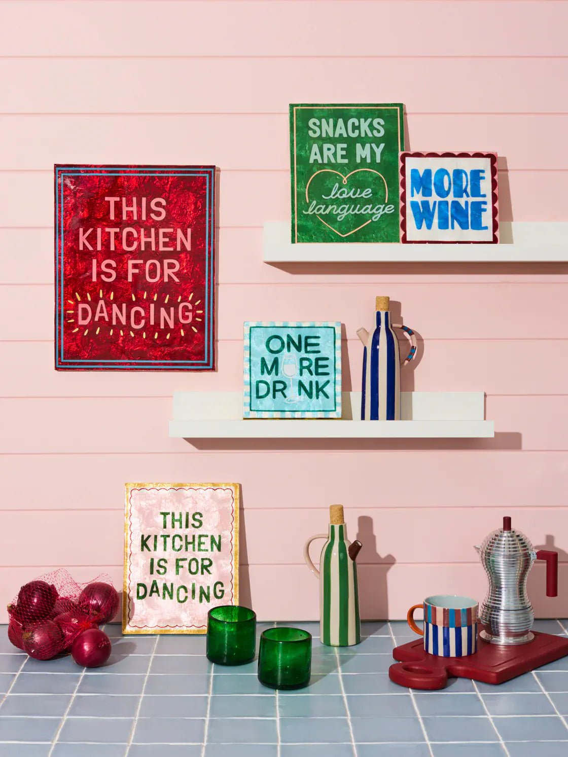 Buy Jones and Co - FUN HOUSE KITCHEN LARGE TILE by Jones & Co - at Hamish + Grace