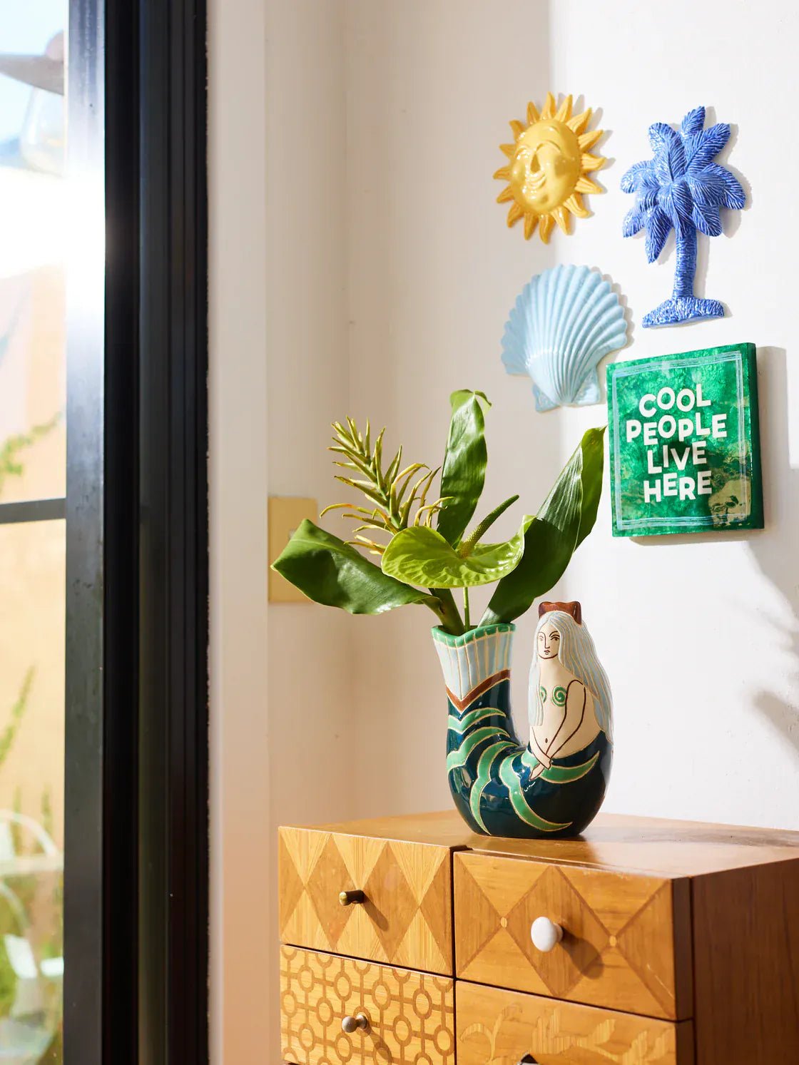 Buy Jones and Co - ICON TIDE BLUE PALM by Jones & Co - at Hamish + Grace