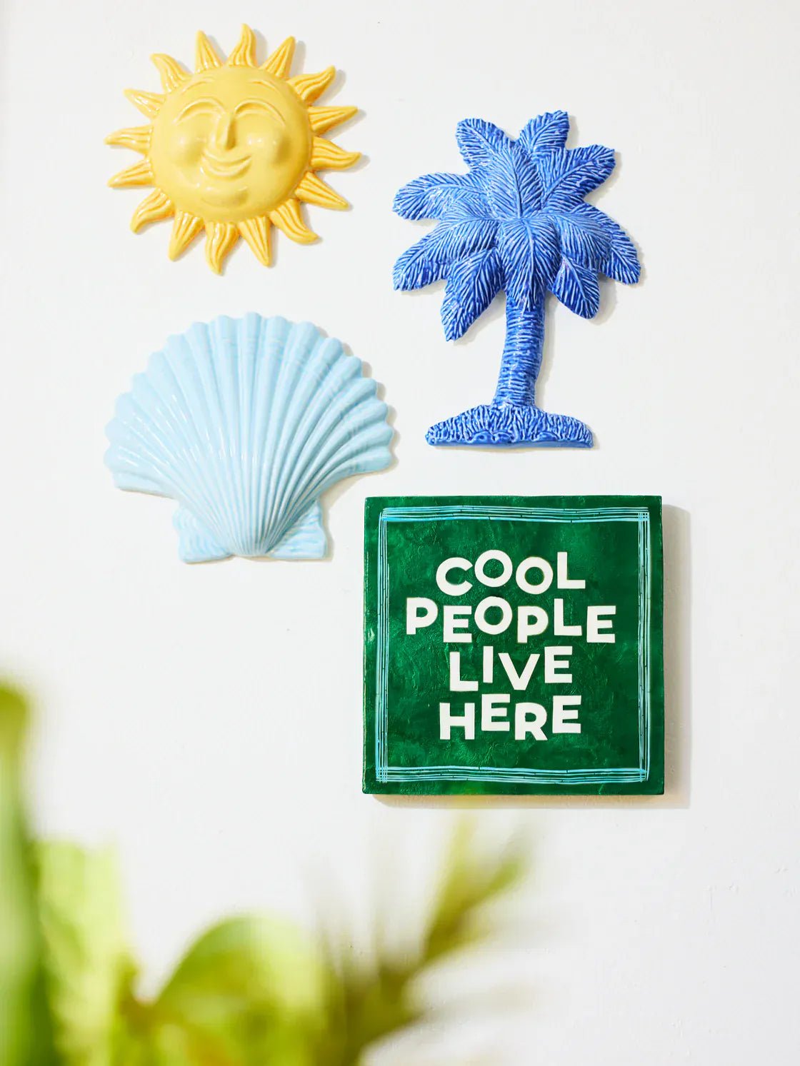 Buy Jones and Co - ICON TIDE BLUE PALM by Jones & Co - at Hamish + Grace