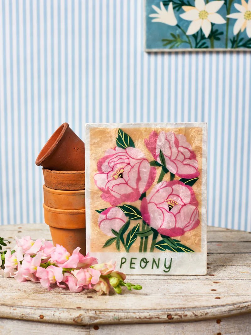 Buy Jones and Co - Market Wall Art Peony by Jones & Co - at Hamish + Grace