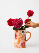Buy Jones and Co - MEADOW JUG PINK by Jones & Co - at Hamish + Grace