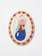 Buy Jones and Co - MERMAID PEARL FAN TILE PINK by Jones & Co - at Hamish + Grace