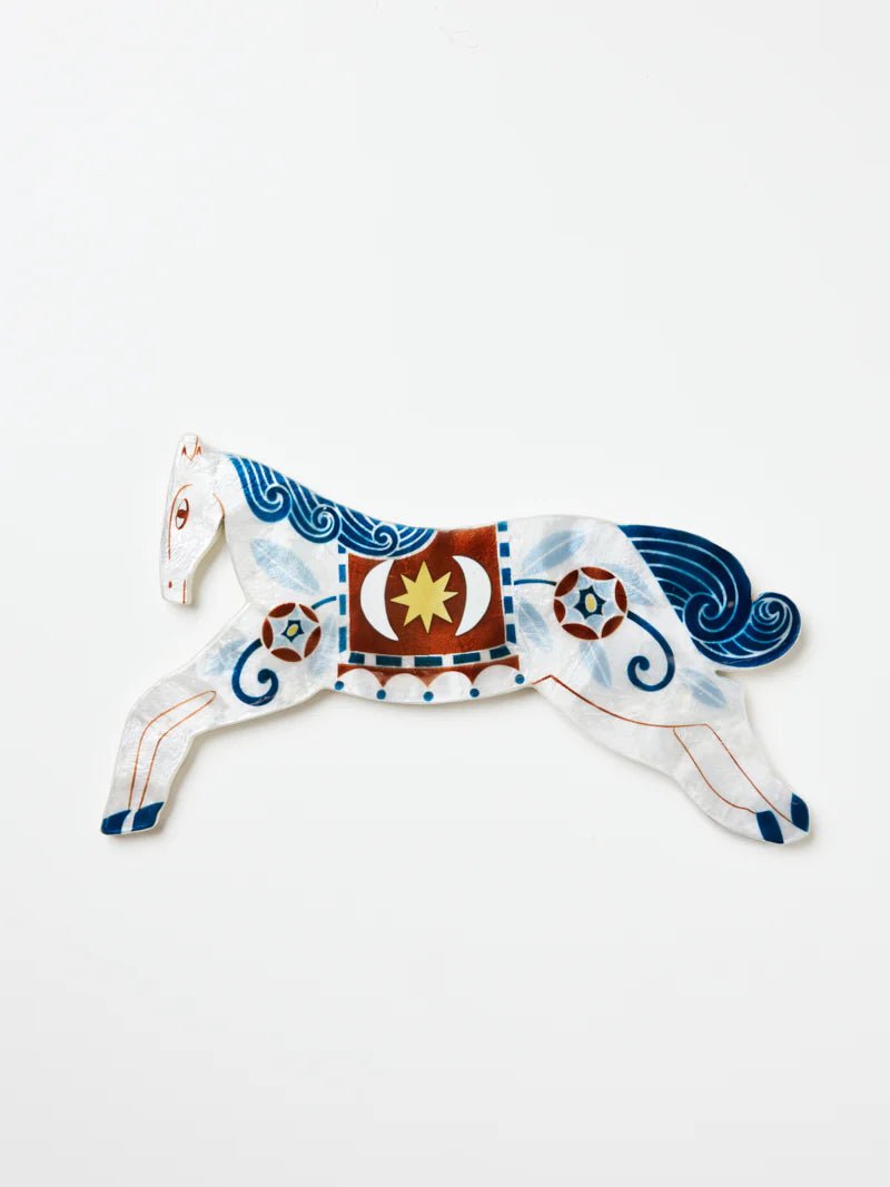 Buy Jones and Co - Paloma Wall Art White Horse by Jones & Co - at Hamish + Grace