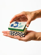 Buy Jones and Co - PARADIS BLUE REC BOX by Jones & Co - at Hamish + Grace