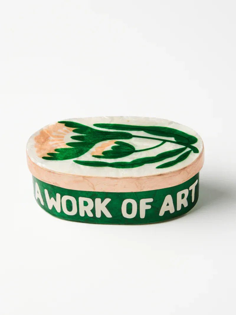 Buy Jones and Co - PARADIS GREEN LARGE BOX by Jones & Co - at Hamish + Grace