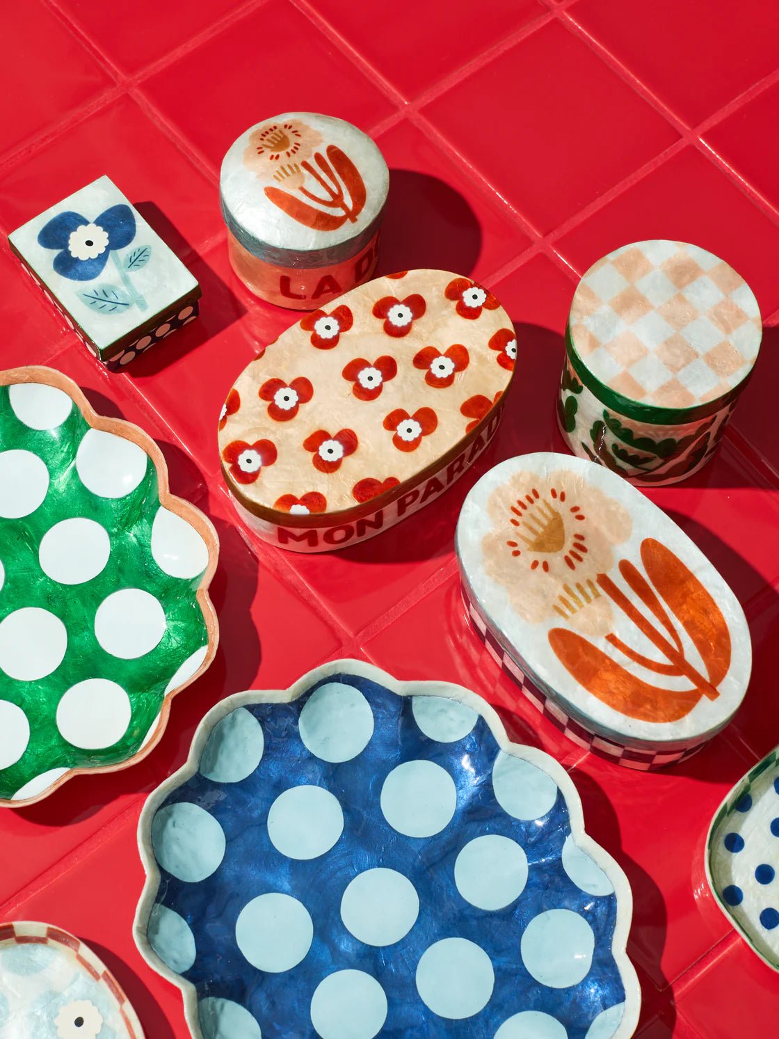 Buy Jones and Co - PARADIS PINK LARGE BOX by Jones & Co - at Hamish + Grace