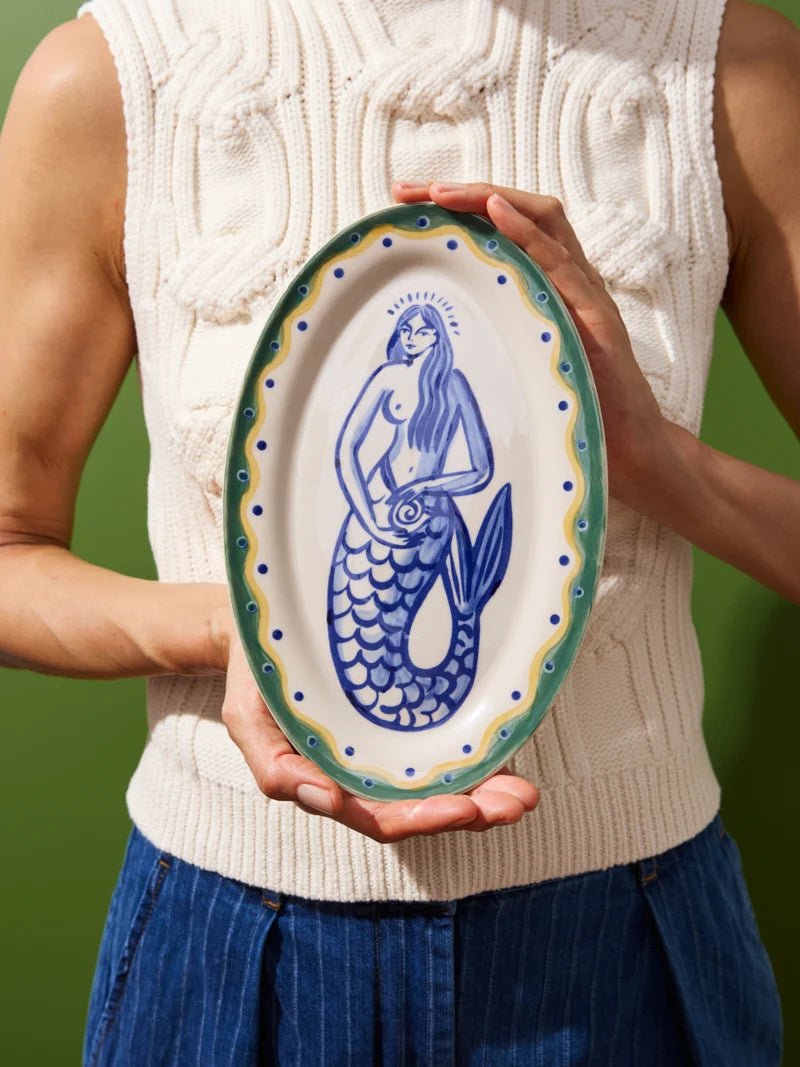 Buy Jones and Co - Piccolo Vita Plate Mermaid by Jones & Co - at Hamish + Grace