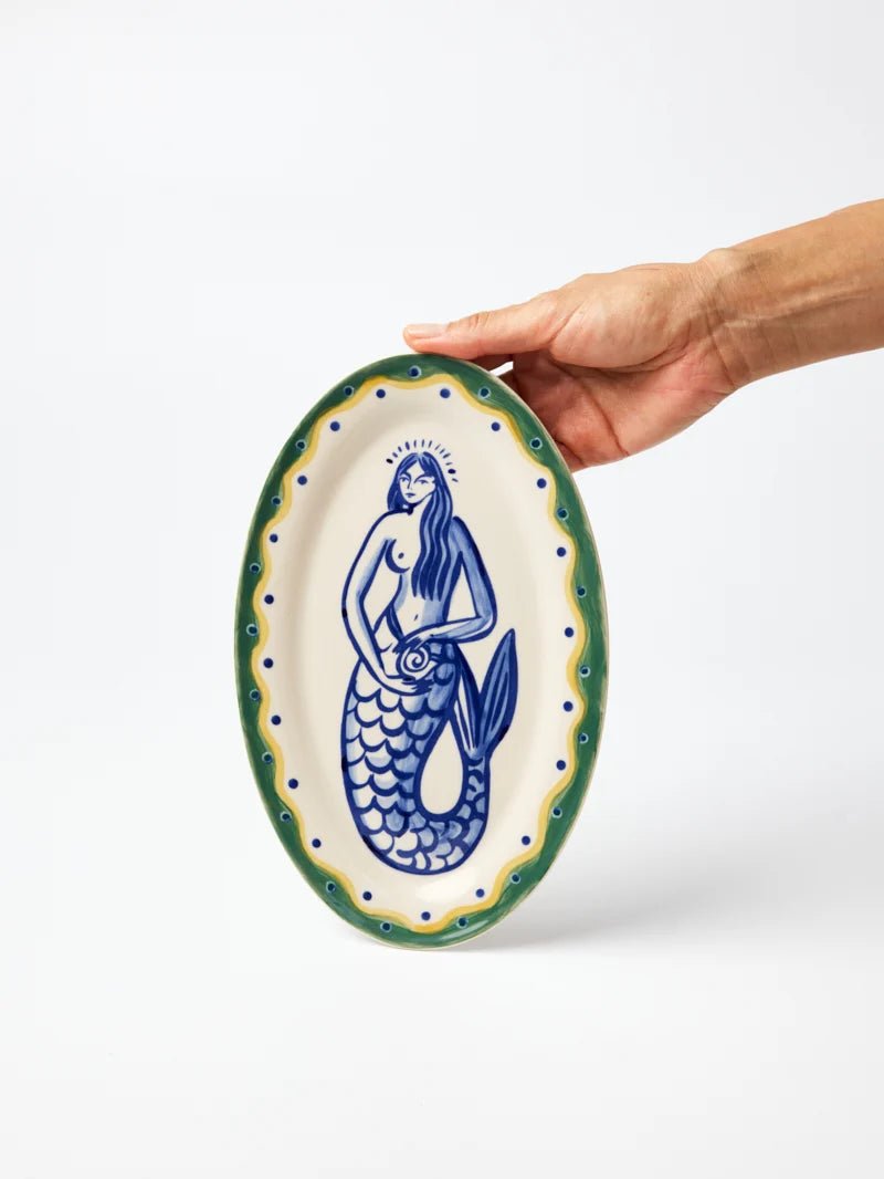 Buy Jones and Co - Piccolo Vita Plate Mermaid by Jones & Co - at Hamish + Grace