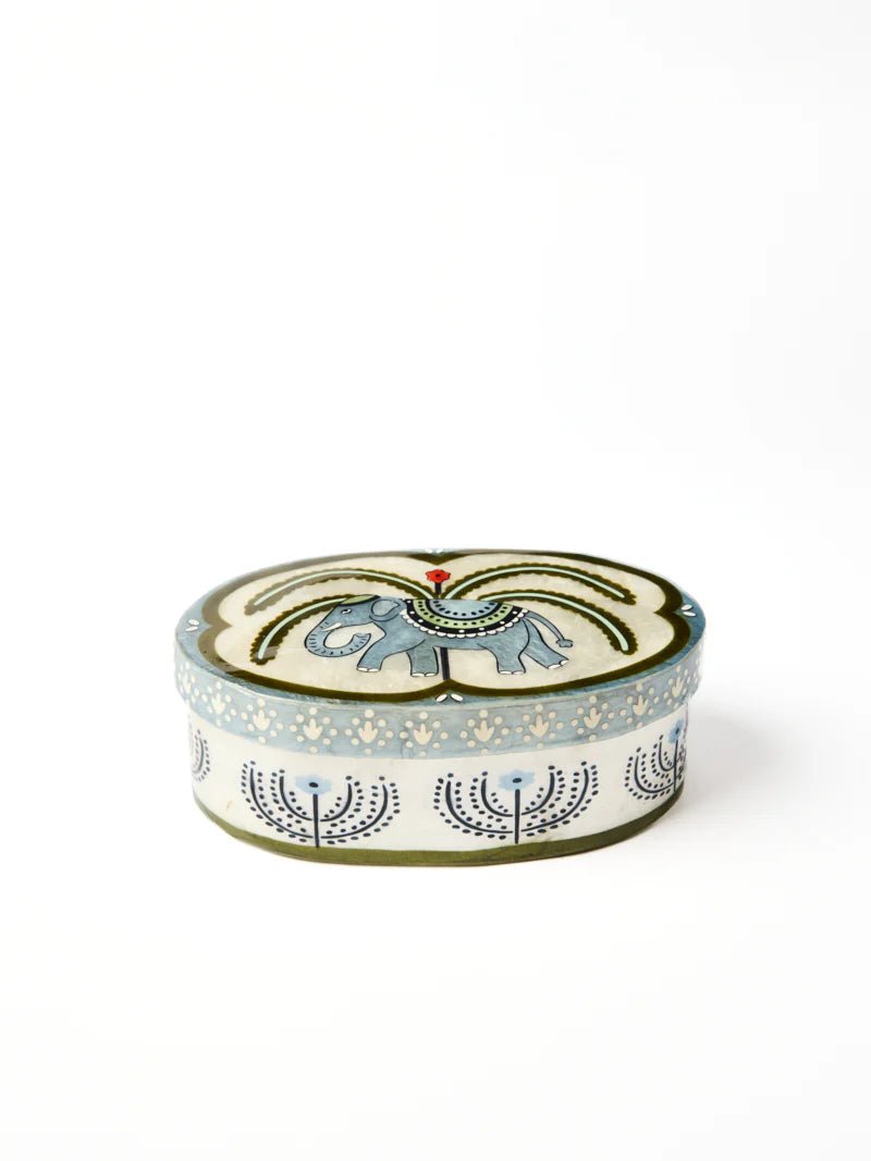 Buy Jones and Co - Samira Large Box Elephant by Jones & Co - at Hamish + Grace