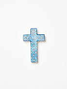 Buy Jones and Co - Samira Small Cross Blue Lotus by Jones & Co - at Hamish + Grace