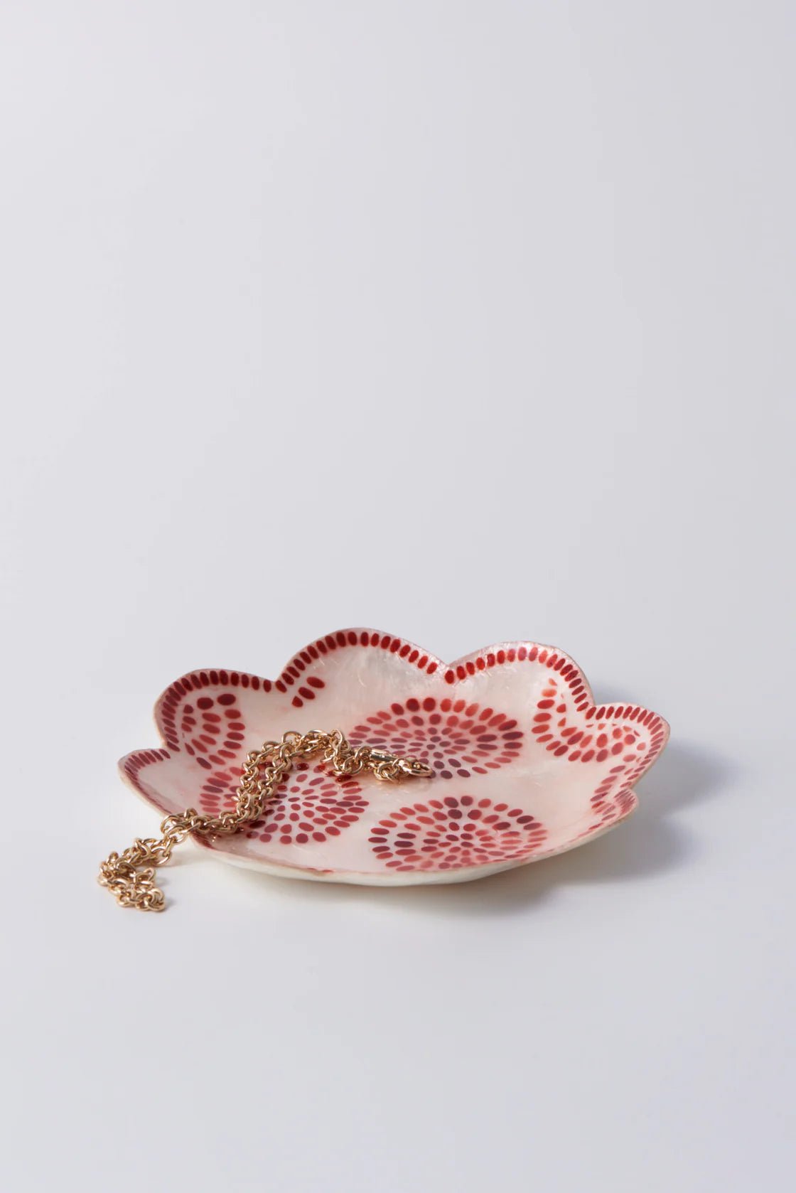 Buy Jones & Co - Atlantic Circle Dish Red by Jones & Co - at Hamish & Grace